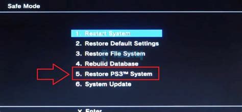 how to reset a ps3 system|restore ps3 system usb.